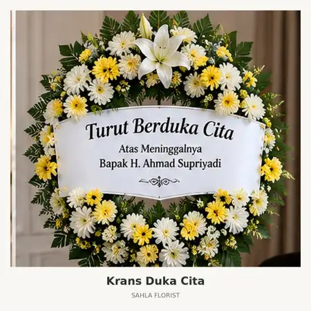 Krans Bunga Duka Sumedang Kota