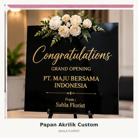 Papan Bunga Akrilik Sumedang Kota